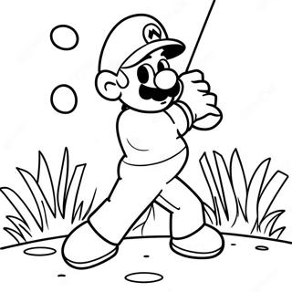 Pagina Para Colorear De Mario Golf 61436-50936