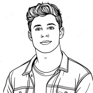 Shawn Mendes Páginas Para Colorear