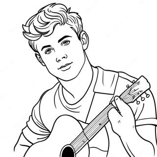 Pagina Para Colorear De Shawn Mendes 61496-50983