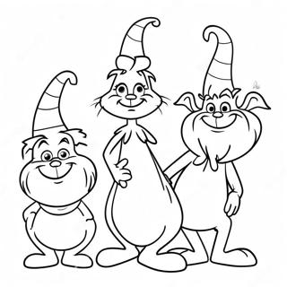 Pagina Para Colorear De Personajes Alegres De Whoville 6155-4918