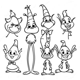 Pagina Para Colorear De Personajes Alegres De Whoville 6155-4919