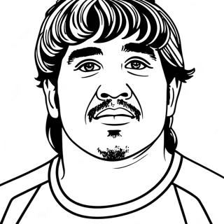 Maradona Páginas Para Colorear