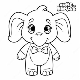 Pagina Para Colorear De Eubie El Elefante Higglytown Heroes 61767-51194