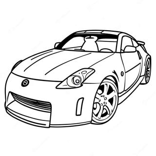 350z Páginas Para Colorear