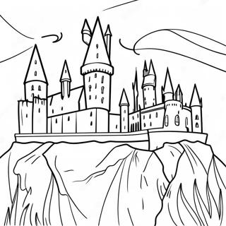 Hogwarts Legado Páginas Para Colorear