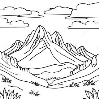 Pagina Para Colorear De Majestuosa Cordillera 62017-51399