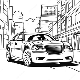 Pagina Para Colorear De Chrysler 300 Elegante En Movimiento 62137-51486