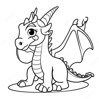 Pagina Para Colorear De Un Dragon De Deseos 62227-51549