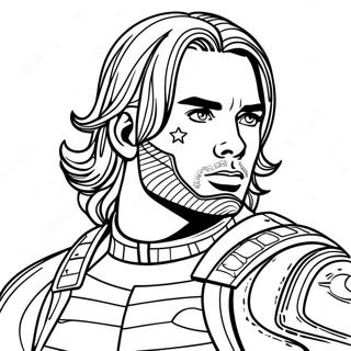 Bucky Barnes Páginas Para Colorear