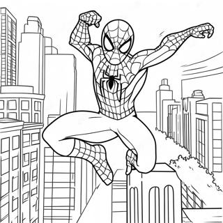 Pagina Para Colorear De Spiderman Regresando A Casa 6234-4979