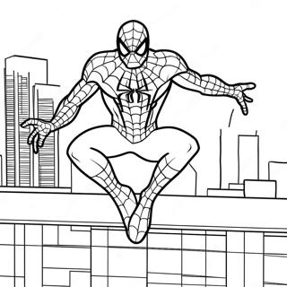 Pagina Para Colorear De Spiderman Regresando A Casa 6234-4980