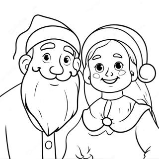 Pagina Para Colorear De Santa Y La Sra Claus 62577-51827