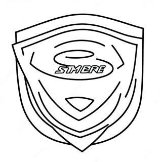 Pagina Para Colorear De Emblema Dinamico De Superheroe 62628-51874