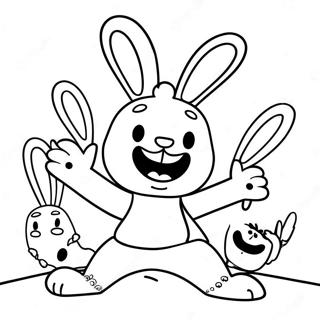 Pagina Para Colorear De Rabbids Divertidos En Accion 62718-51948