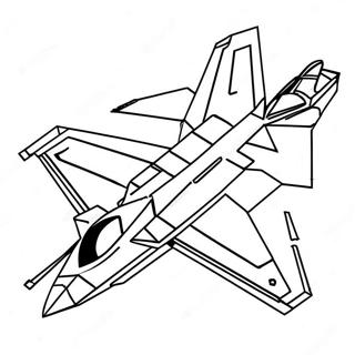 Caza F22 Páginas Para Colorear