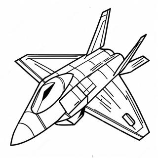 Pagina Para Colorear De Jet De Combate F22 62798-51998