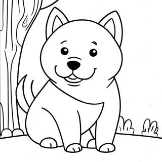 Pagina Para Colorear De Shiba Inu 62838-52022