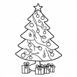 Pagina Para Colorear De Arbol De Navidad Elegante 63070-52206