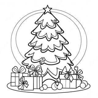 Pagina Para Colorear De Arbol De Navidad Elegante 63070-52207