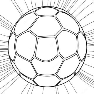 Pagina Para Colorear De Pelota De Futbol Colorida 63100-52235