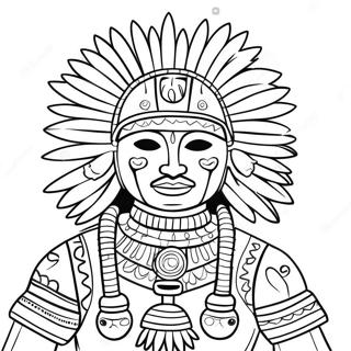 Muñeca Kachina Páginas Para Colorear