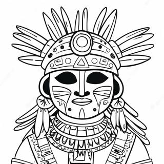 Pagina Para Colorear De La Muneca Kachina Tradicional 63119-52243