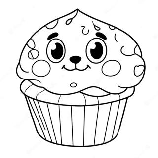 Pagina Para Colorear De Bluey Muffin 6314-5042