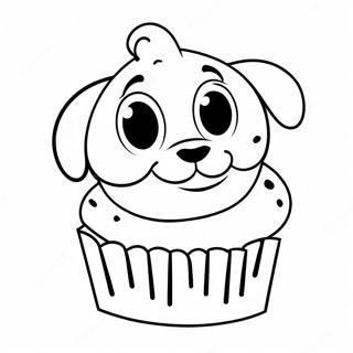 Pagina Para Colorear De Bluey Muffin 6314-5043