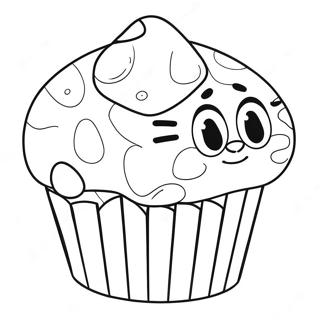 Pagina Para Colorear De Bluey Muffin 6314-5139