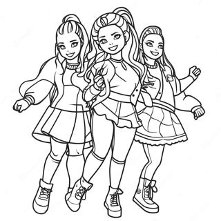 Pagina Para Colorear De Los Miembros De Itzy En Concierto 63190-52313