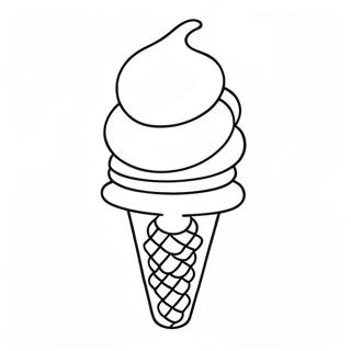 Pagina Para Colorear De Un Cono De Helado 63209-52311