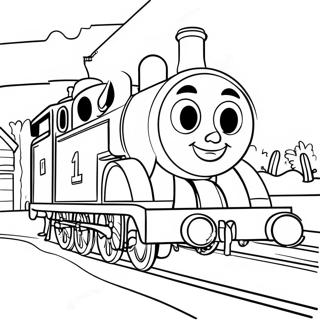 Thomas Y Sus Amigos Henry Páginas Para Colorear