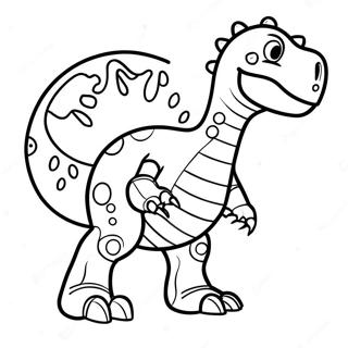 Pagina Para Colorear De Dinosaurio Robot 63409-52467