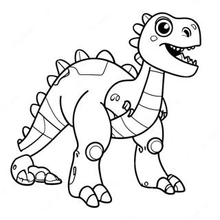 Pagina Para Colorear De Dinosaurio Robot 63409-52468