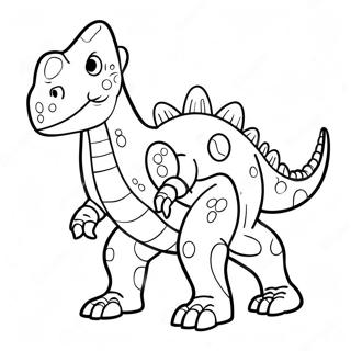 Pagina Para Colorear De Dinosaurio Robot Feroz 63410-52474