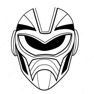 Pagina Para Colorear De Mascara De Power Ranger 63449-52498