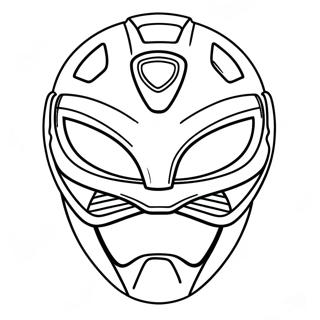 Pagina Para Colorear De Mascara De Power Ranger 63449-52499