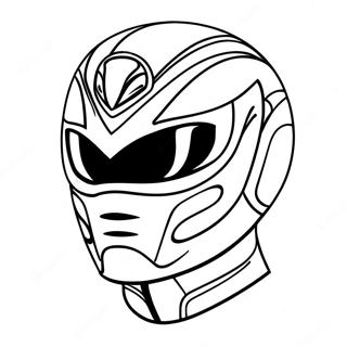 Pagina Para Colorear De Mascara De Power Ranger Colorida 63450-52509