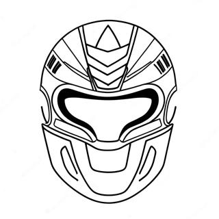 Pagina Para Colorear De Mascara De Power Ranger Colorida 63450-52511