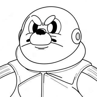 Dr Robotnik Páginas Para Colorear