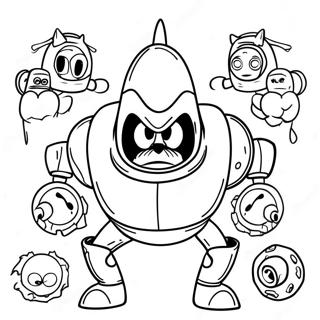 Pagina Para Colorear De Dr Robotnik Malvado Con Minions Robots 63470-52560