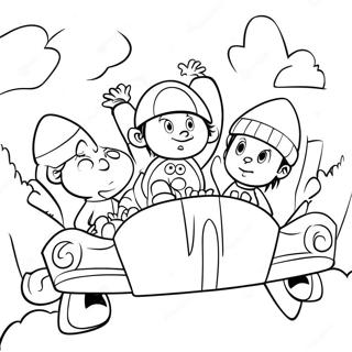 Pagina Para Colorear De La Aventura De Noddy Y Amigos 63560-52601