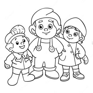 Pagina Para Colorear De La Aventura De Noddy Y Amigos 63560-52602