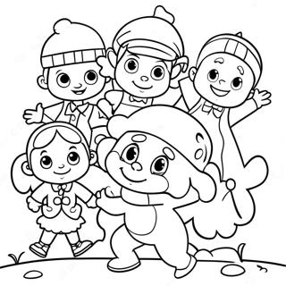 Pagina Para Colorear De La Aventura De Noddy Y Amigos 63560-52603