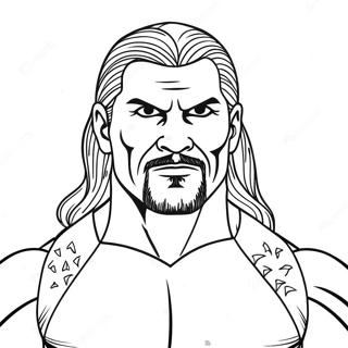 Pagina Para Colorear Facil De Wwe 6364-5177