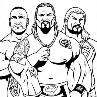 Pagina Para Colorear De Los Superestrellas De Wwe En Accion 6365 5184