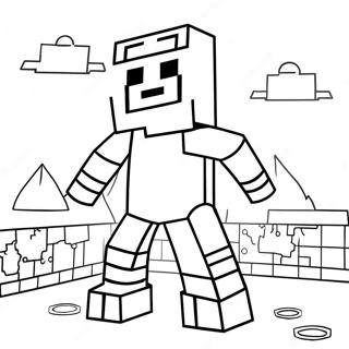 Pagina Para Colorear De Un Piglin De Minecraft 63669-52676