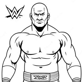 Pagina Para Colorear De Wwe 6374-5185