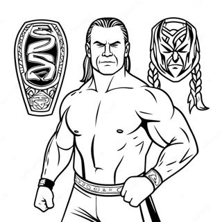 Pagina Para Colorear De Wwe 6374-5186