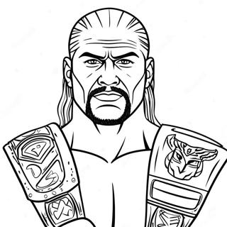 Pagina Para Colorear Del Campeon De Wwe 6375-5093